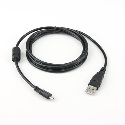 Teuena Cavo USB UC-E6 per fotocamere Nikon DSLR Coolpix S3000 S3100 S3200 S8000 S100 S203 S230 P7000 AW100 D3300 D750 D5300 D7200 D3200, cavo USB Photo Cavo di trasferimento del caricatore UC- E6 per