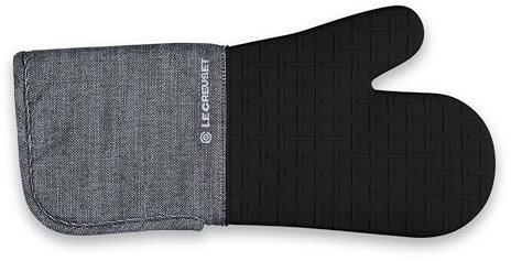 Le Creuset Textile Oven Mitt,15, Noir