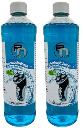 2x 1L Scherkopfreiniger Braun Rasierer Clean Renew refills Pulsonic Series 3 5 7