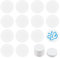 BENECREAT 100 Pcs White Round Cardboard, 37.5mm Round Blank Card for Decorating Base, Cupcake Decorating, Diy Bottle Caps, Painting Colouring
