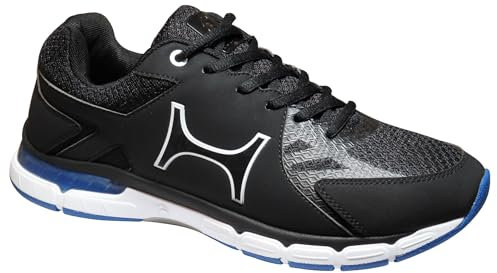 Henselite M105 Black Men's Lawn Bowling Trainers (Black, UK Footwear Size System, Adult, Men, Numeric, Medium, 7)