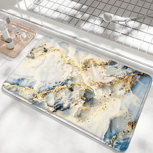 AVSMGP 3D-bedruckter Teppich, 3D-Teppich, optische Täuschung, Kieselalgenschlamm, weich, leicht zu reinigen, mit Gummi-Rückseite, Bodenmatte für Badezimmer, Dusche, Badewanne, Waschbecken, WC, Eingang