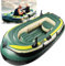 KANBUN PVC aufblasbares Meeresboot, Luftmatratze Heavy Dinghy Fishing Boat 3 Person Raft, Stütze bis zu 250 kg