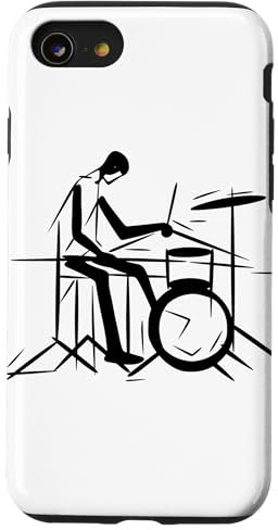 Musicien de batterie Coque pour iPhone SE (2020) / 7 / 8