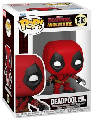 Funko POP! Marvel: Deadpool 3 - Deadpool with Claws | Official Merch - Collectable Vinyl Figurine for Shelf Display - Birthday Gift Idea for Fans and Collectors