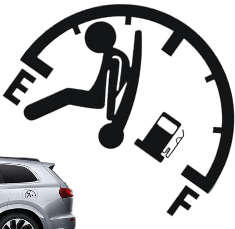 Eoixuqba Autoaufkleber – reflektierende und lustige Aufkleber für Autos, wasserfester Aufkleber für Tankdeckel mit hohem Verbrauch | LKW Wand
