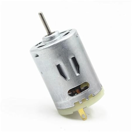 PAJPXPCD Haartrockner elektronischer Starter DC 12V-24V 8000RPM Kleiner RS385 elektronischer Starter Kohlebürste Lange Achse DIY Hobby Spielzeugmodell