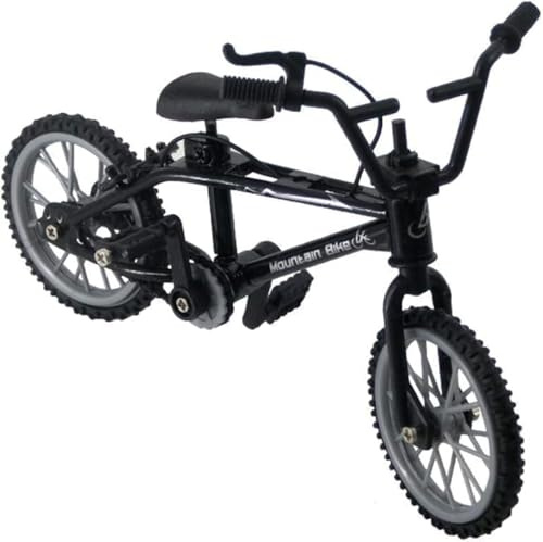 Ssmmam Actionfigur, 1/18 Finger, Schwarz, Mini-Finger, Mountainbike-Modell, Kunst, Handwerk, Desktop-Dekoration