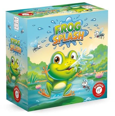 Piatnik 811494 - Frog Splash - Lustiges Aktionsspiel für Kinder