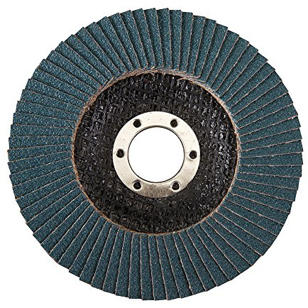 Silverline 868821 Zirkonium-Fächerscheibe 115 mm, 60er-Körnung