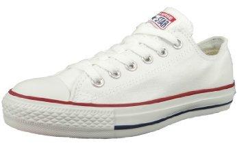 Converse Chuck Taylor All Star Hi Women's Lace Up Casual Canvas Sneakers (White, US 7.5M/9.5F)