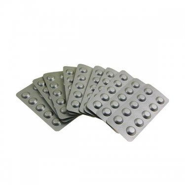 Testtabletten Chlor 5 Streifen je 10 Testtabletten für Pooltester