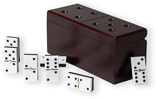 Aquamarine Games - Domino Exclusive, Juego de Mesa (Compudid CP014)