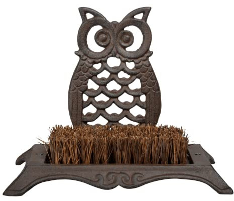 Cast Iron Owl Boot Brush