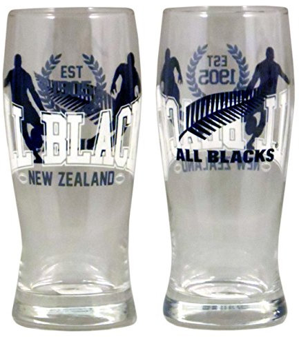 La Plume Dorée Set 2 Verres à Biere Verre Multicolore 22 x 21 x 11 cm