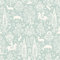 Crown Wallcoverings Woodland Wallpaper Duck Egg M1166 Full Roll
