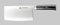 Tamahagane Tsubame Mikarta couteau chinois en acier inoxydable, 17,8 cm