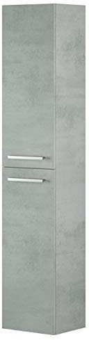 Colonna da bagno sospesa Miroyengo Pluto a due ante in stile moderno 30x25x150 cm