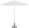 BIZZOTTO Parasol Delfi rond diamètre 2.7 m blanc