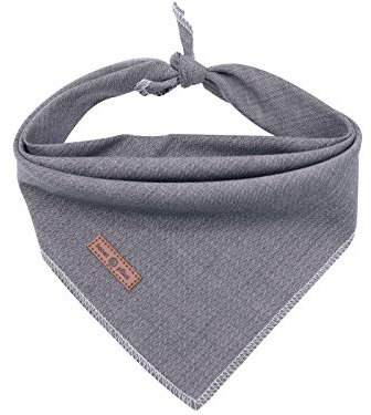 lionet paws Hunde Bandana Kopftücher Hundehalstuch Dreieckstuch, Grau, L