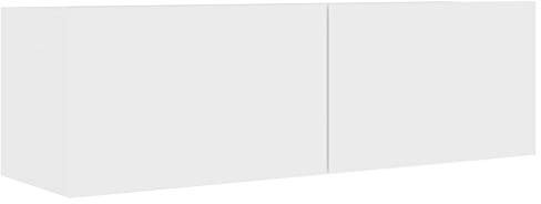 Tidyard Meuble TV mural moderne, meuble TV mural, meuble TV suspendu, étagère TV murale, 80/100 x 30 cm
