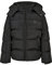 Urban Classics Boys Hooded Puffer Jacket, Noir, 122-128 Garçon
