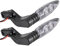 NATGIC 1 Paar Motorrad Heckblinker Bernstein, Motorrad Heckblinker Blinker für B-MW F650GS F700GS F800G F800R F800S F800ST HP2 Sport K1200R K1300R R1200GS R1200R - Klarglas