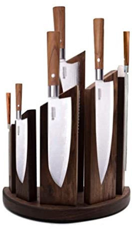 IAN LAU Portacoltelli Ceppo Coltelli Portacoltelli Magnetico Portacoltelli in Legno Gadget da Cucina Portacoltelli Portacoltelli Portacoltelli Porta Coltelli Blocco per Coltelli