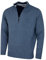 Calvin Klein Herren 1/2 Zip CK Golf Pullover - Denim - L