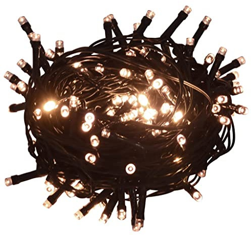 LED-Lichterkette mit 150 LEDs Warmweiß 15 m PVC