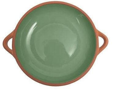 Dexam Sintra Large Glazed Terracotta Tapas Dish - Green