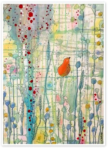 Posterlounge Alpha Poster | 13 x 18 cm von Sylvie Demers Pastell Wandbilder Wanddeko