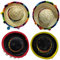 ifundom 4 Stück Sombrero-kopfbedeckung Mexikanischer Hut Stirnband Lustiger Fiesta-hut Mexikanisches Party-stirnband Mexikanischer Sombrero Hut Haarreif Mexikanischer Strohhut Hüte Bambus