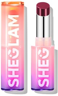 SHEGLAM Mirror Kiss High-Shine Lipstick Silky Jelly Texture Hydrated&Smooth Lip Gloss-That's Fierce