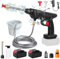 Nettoyeur Haute Pression, Nettoyeur Haute Pression sur Batterie, Nettoyeur Haute Pression sans Fil avec 2 Batteries et Tuyau de 5M, Pistolet Haute Pression pour Lavage et Arrosage de Voiture