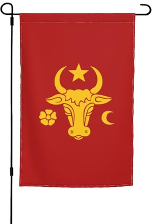 Drapeau de la Moldavie pour l'extérieur 12 x 18 pouces Drapeau de jardin double face Drapeau saisonnier Bannière de décoration intérieure Drapeaux de bienvenue de cour