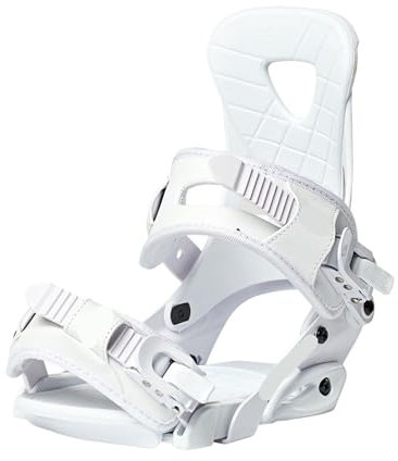 VMDVBNA Fixations Snowboard Fixations de Snowboard d'hiver for Hommes(White)