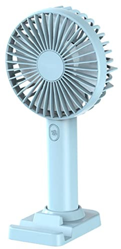 GRIRIW Ventilatore Portatile Ricaricabile USB Mini con per Smartphone Ventilatore Tascabile per Blu