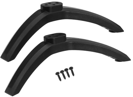 DECORNIJIA Tv Stand Mount Legs with Screws Adjustable Pedestal Feet for LED Screen Televisions Stable Tabletop Holder Base Ergonomic Viewing Angle and Anti-tip Design