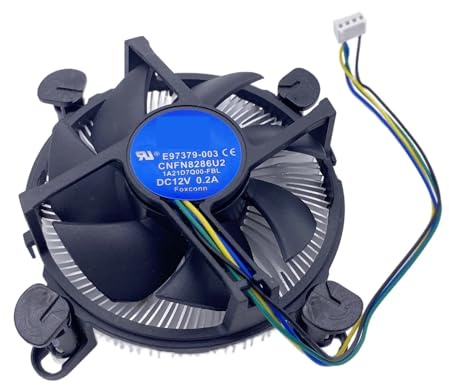 1Pcs CNFN8286U2 CPU Cooler For I3 I5 I7 Socket LGA 1150 1151 1155 1156 C0155 0.2A 12V Z33 CPU Fan E97379-003 Cooling Fan
