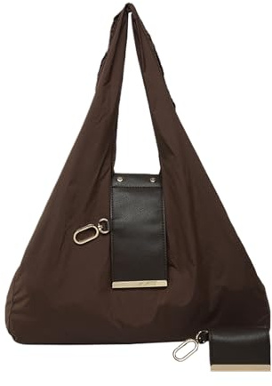 tulahkomen Tragetasche, Schlüsselanhänger, erweiterbar, Handtasche, Schlüsselanhänger, Tragetasche, Leder, trendige Geldbörsen, faltbarer Schlüsselanhänger, Einkaufstasche für Damen und Mädchen