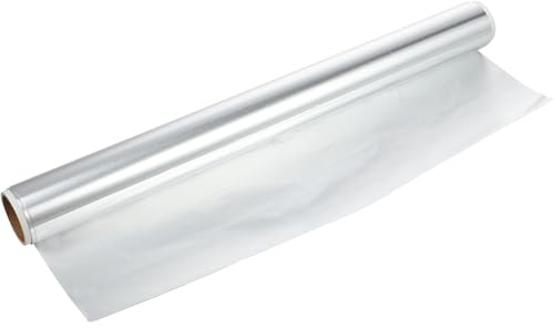 CATIEBYE Heavy Duty Aluminum Foil Roll for BBQ and Oven Use, Tear-Resistant Food Service Foil with Prolonged Storage Time and Crack-Resistant Feature, for Cooking, Baking and Serving on The