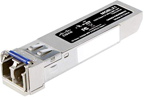 Cisco Transceptor SFP MGBLX1 con Mini-GBIC 1000BASE-LX Gigabit Ethernet (GbE) (MGBLX1) de Cisco