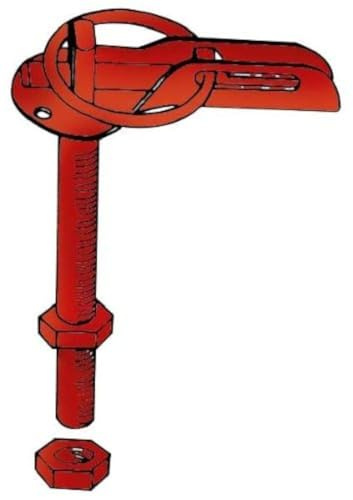 GRAYSTON Set universal bonnet hooks/pins - stainless steel