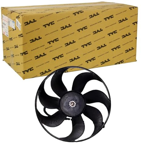 TYC Lüfter, Motorkühlung 837-0003 | Kompatibel mit: AUDI A3, TT, TT Roadster, SEAT AROSA, LEON, TOLEDO II, SKODA FABIA I, FABIA I Combi, FABIA I Praktik
