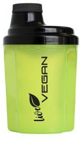 Weider Shaker Nano Vegan 300 ML Verde, Acciaio Inossidabile