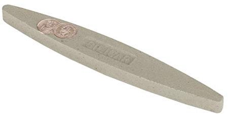 Zische Sensenwetzstein Silicar Blaumarke 260x36x15 mm - Schleifstein für Sensen und Sicheln schärfen - Schärfstein aus Siliciumcarbid mit Körnung F220