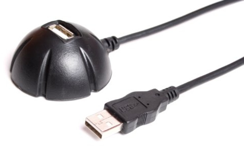 BIGtec 1,5m USB Verlängerung Docking Ball Dockingball Verlängerung A/A A Stecker - A Buchse Docking Station Verlängerungskabel 1,5m