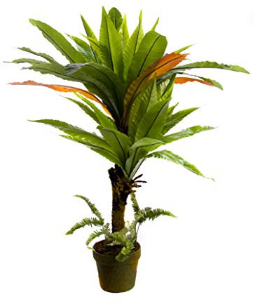 Best Artificial helecho asplenio de 110 cm de alto, planta de jardín para interiores y exteriores, oficina e invernadero