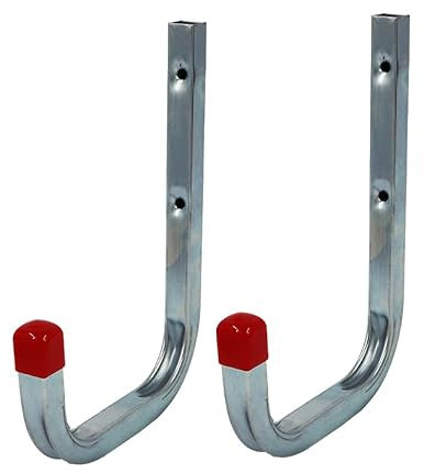 2 x 150mm Large Storage Wall Hooks 85kg Galvanised Steel, Garages, Ladders & Tools